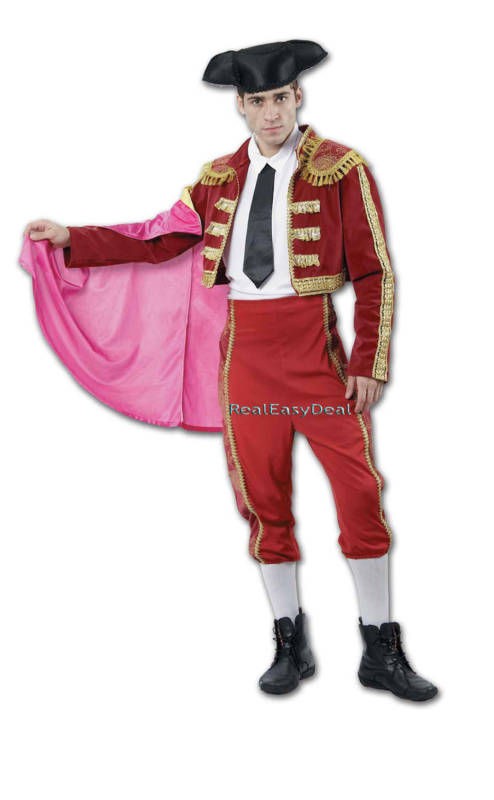 adult spanish matador men bull fighter costume new 51267  