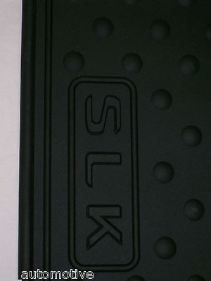 2001 to 2004 Mercedes SLK320 Rubber Floor Mats   REAL FACTORY OEM 