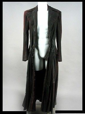   Rider Screen Worn Original Costume Heavy Coat Blackheart (Nicolas Cage