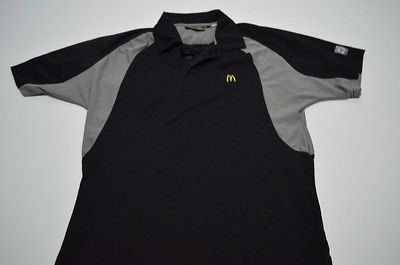 Womens McDonalds Uniform Shirt Costume Polo XS Extra Small Poly