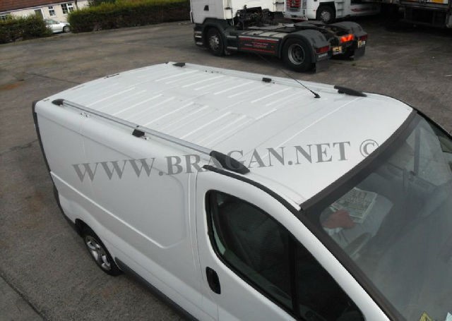 NISSAN PRIMASTAR SWB ALUMINIUM ALLOY ROOF RAILS RACK BARS