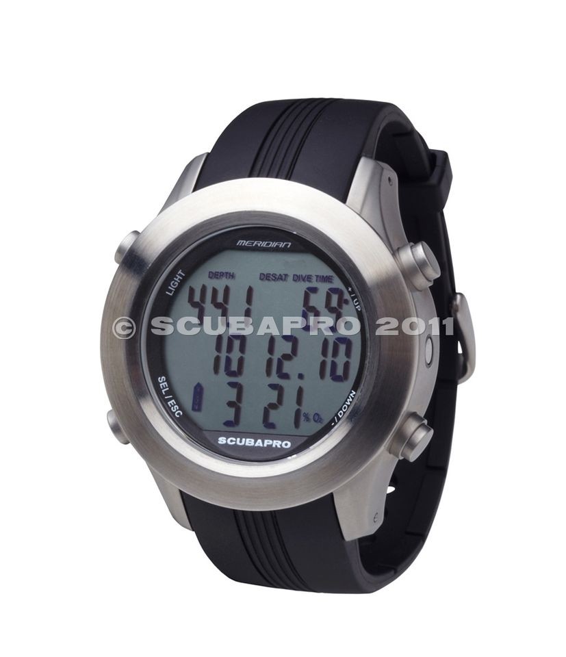 SCUBAPRO MERIDIAN WRIST COMPUTER / WATCH, NEW WITH USA MANUFACTURERS 