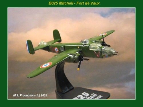 144 atlas diecast b 25 mitchell fort de vaux