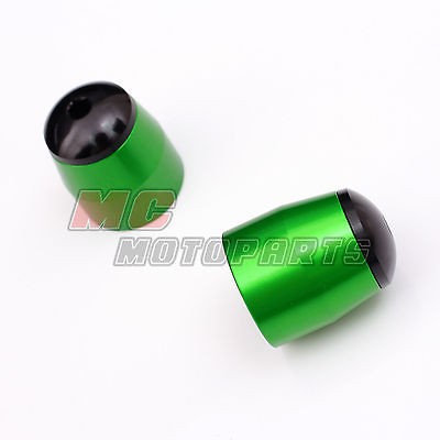 Kawasaki Green CNC Bar End ZX10R ZX12R 04 05 06 07 08 09 10 11 ZX9R 