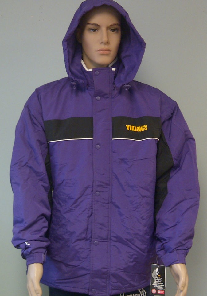 minnesota vikings jacket detachable hood