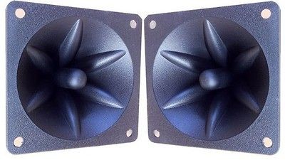 Pair 3.25 3 1/4 Square Motorola Style Tweeters 140 W