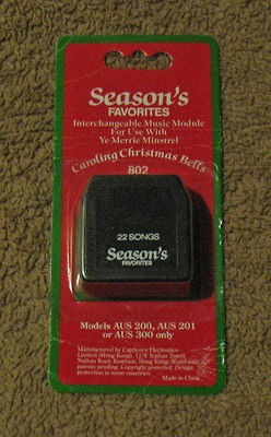 Ye Merrie Music Caroling Christmas Bells Cartridge Module Seasons 