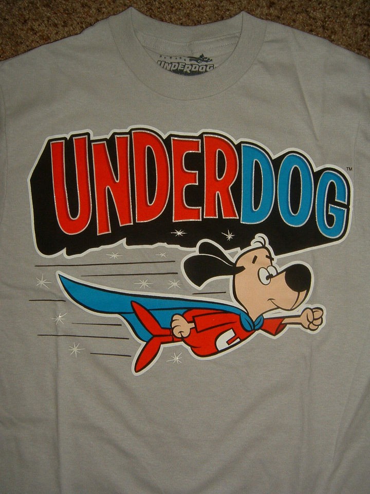 underdog up and away cartoon t shirt more options size