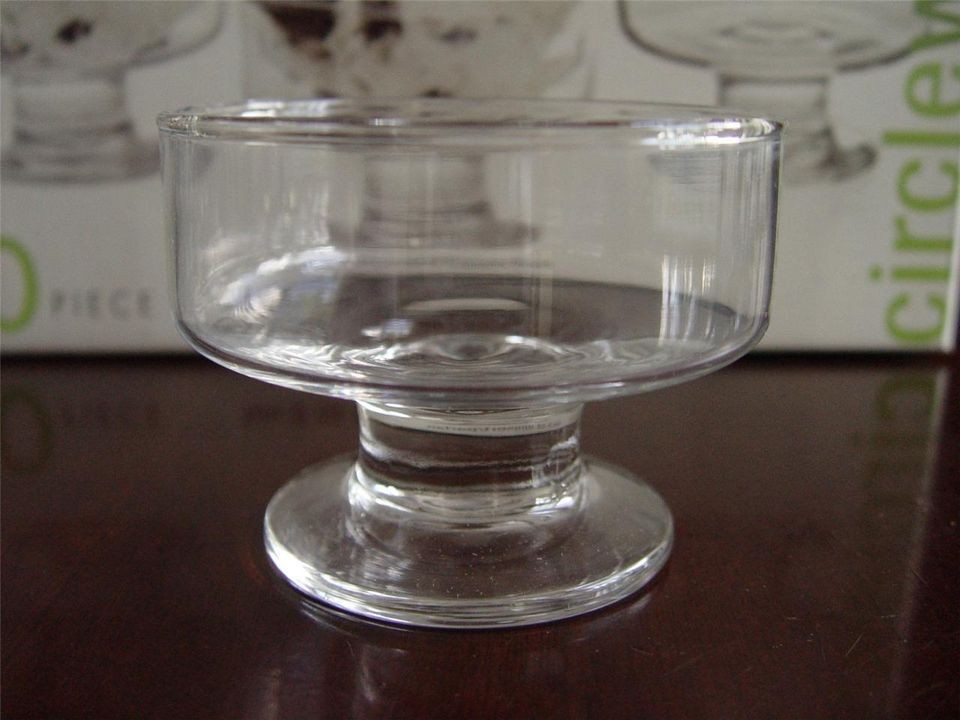 Circleware 8 OZ Dessert/Parfait Glasses (10) NIB