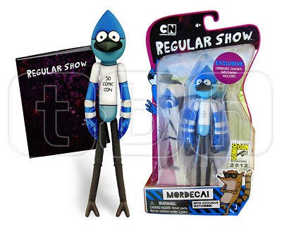 MORDECAI figure 2012 SDCC exclusive REGULAR SHOW cn COMIC CON w 