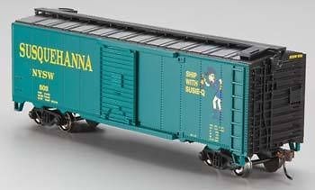 BACHMANN 40 Box NY/Susquehanna​/Western (Suzy Q) HO #17001