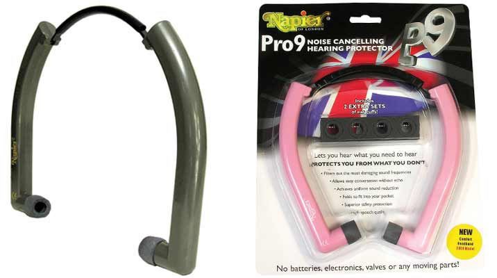 Napier Pro 9 Ear Plugs Defenders Hearing Protection Muffs Shotgun Clay 