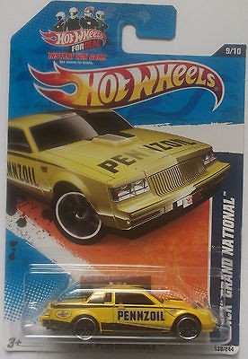 2011 Hot Wheels Buick Grand National Col. #139 (Yellow Version)
