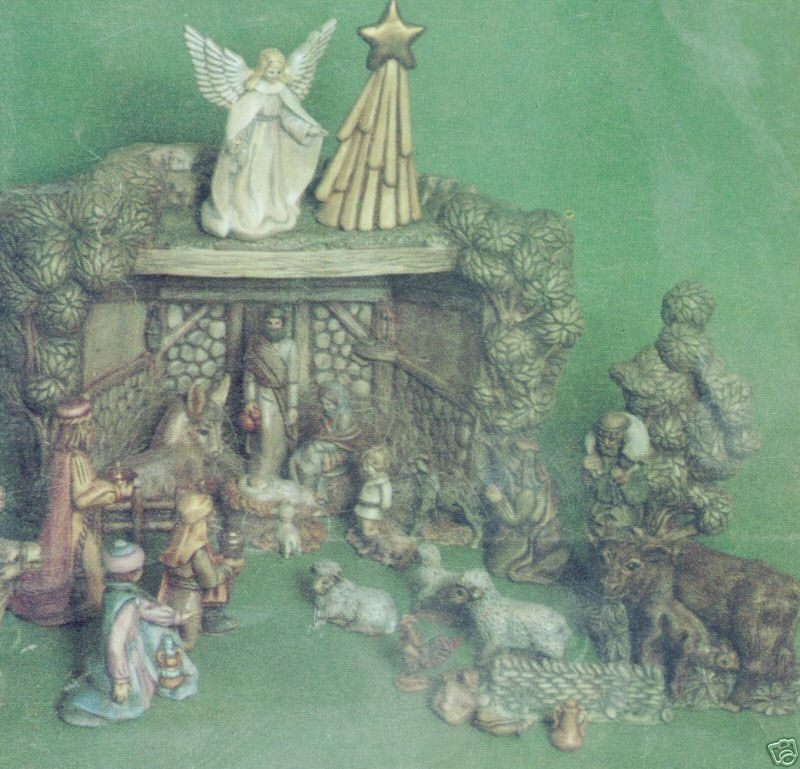 ceramic mold molds large nativity stable ceramichrome 