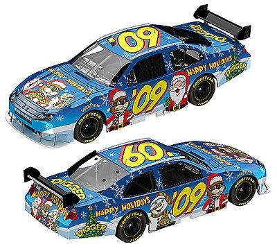   FOX 09 Sam Bass Holiday 2009 Ford Fusion Liquid Color Diecast Race Car