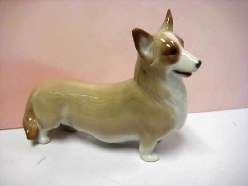 welsh corgi pembroke by lladro 8339 