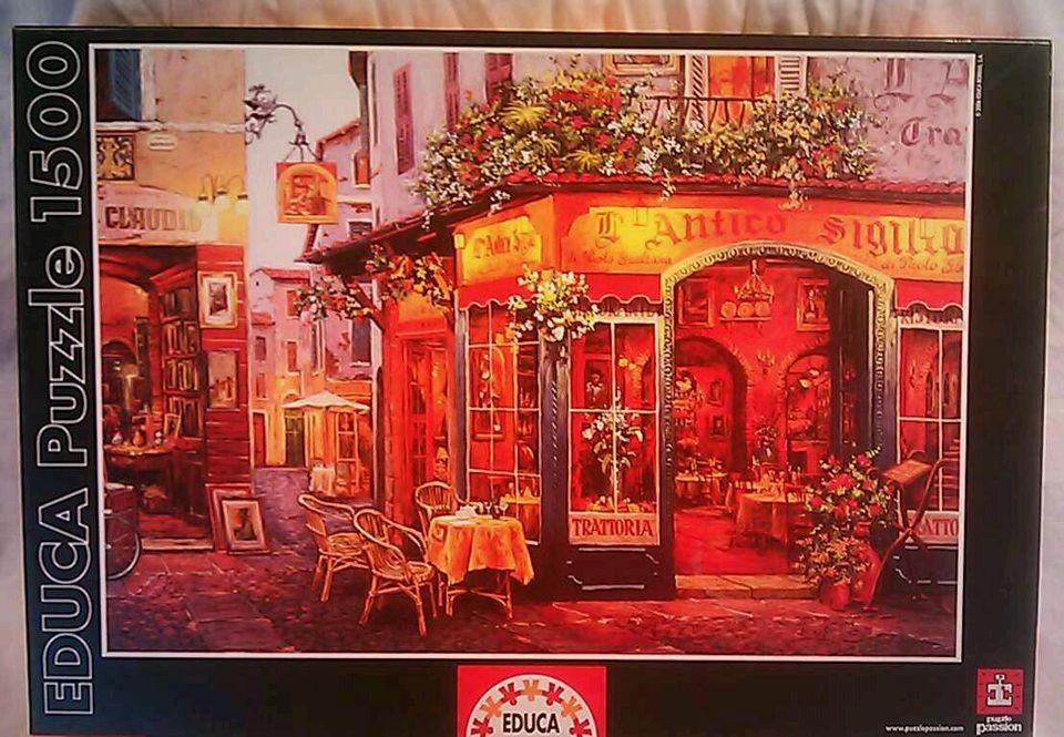 1500pc LAntico Sigillo Italian street scene jigsaw puzzle 85cmX60cm