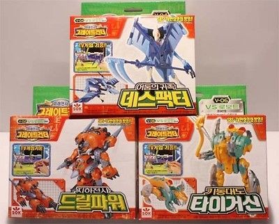 DAIGUNDER BATTLE ROBOT DX Deathpector &Dorimogu & Taigamaru Set 