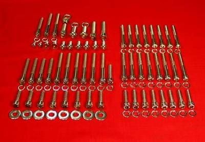 YAMAHA RZ350 RZ 350 POLISHED STAINLESS STEEL ENGINE BOLT KIT