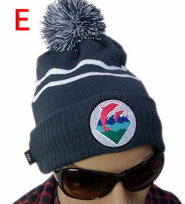 2012New Pink+Dolphin Mens Beanies Autumn Winter keep warm knit wool 