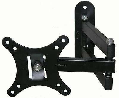   ARM LCD LED MONITOR TV WALL MOUNT 14 18 19 22 23 24 Black