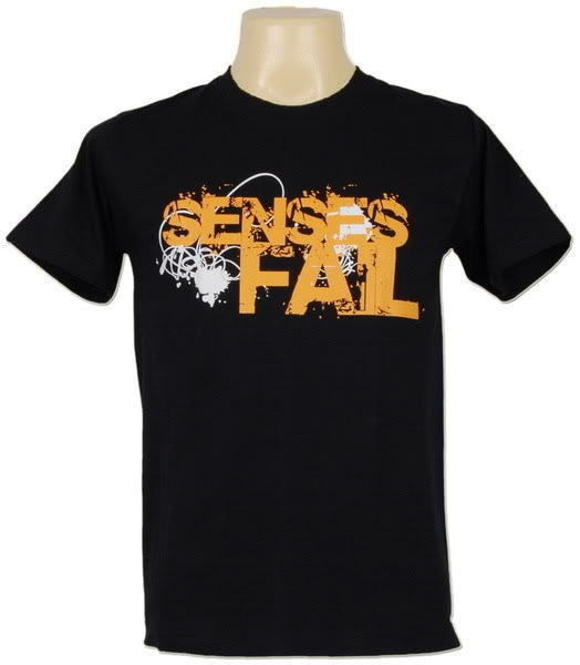 senses fail buddy nielsen t shirt men sz m from