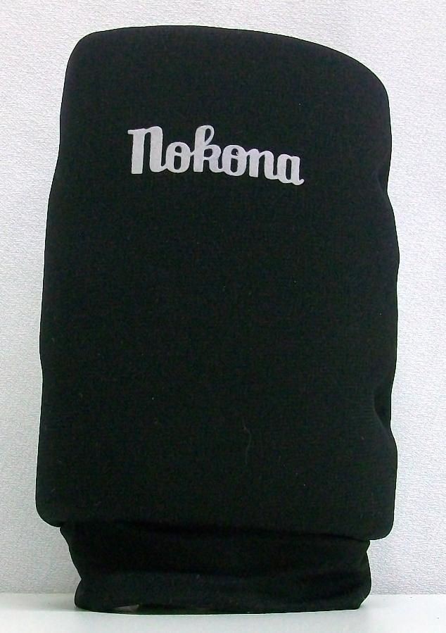 nokona sliding knee pad nsbk black short medium new time