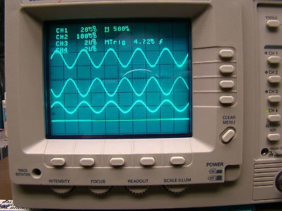 TEKTRONICS TAS 475 100MHZ 4 CHANNEL OSCILLOSCOPE WITH NEW PROBE