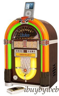 crosley cr1702a ijuke premier jukebox w  or ipod time