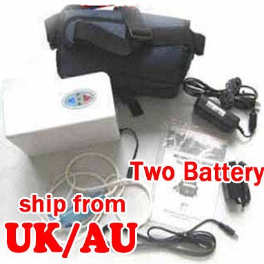 portable oxygen concentrator generator+ 2bat teries l 