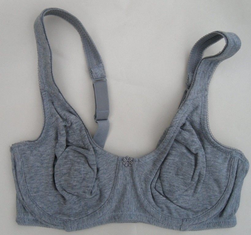 BALI Bra NIP Gray 34D 3850 Cotton Craze  NEW US Canada 