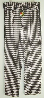   Mens Unisex Diesel Pants Europe Crazy Costume Checkered Size M L