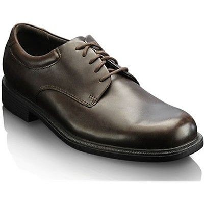 men s rockport margin dress shoes chocolate new in box