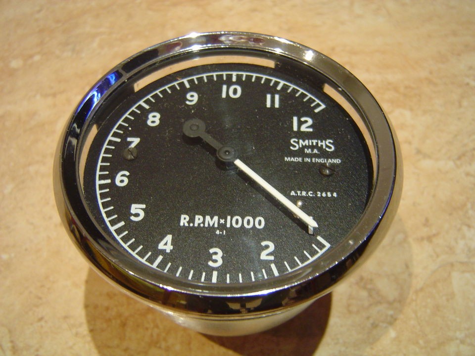 SMITHS ATRC RACING TACH A+++ REPLICA NORTON MANX, G50, 7R