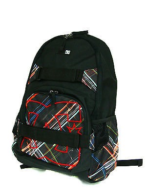 DC Shoe School or Computer Sports Backpack ~ Nelstone   Black & Neons