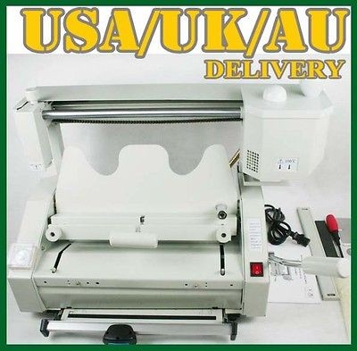   NEW PELLET STAINLESS STEEL 4 IN 1 BOOK BINDER BINDING MACHINE b6