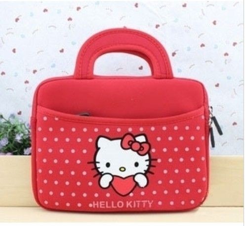   HelloKitty soft Sleeve Case Bag For XOOM Asus TF101 Ipad 2 Ipad 3 Ipad