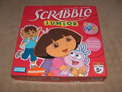 Complete Nick Jr Dora The Explorer Scrabble Junior English/Spanis​h 