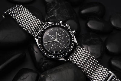   SHARK MESH BRACELET  fits OMEGA Speedmaster Seamaster 300 Ocean Planet