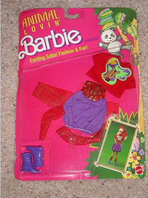 1988 animal lovin barbie exciting safari fashion 1596 time left