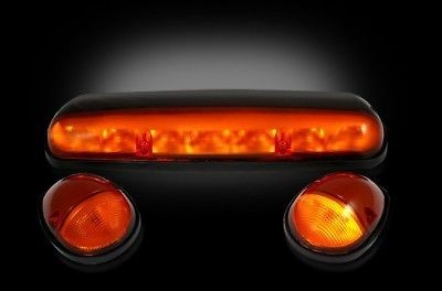 02 06 chevy silverado recon led cab roof lights amber