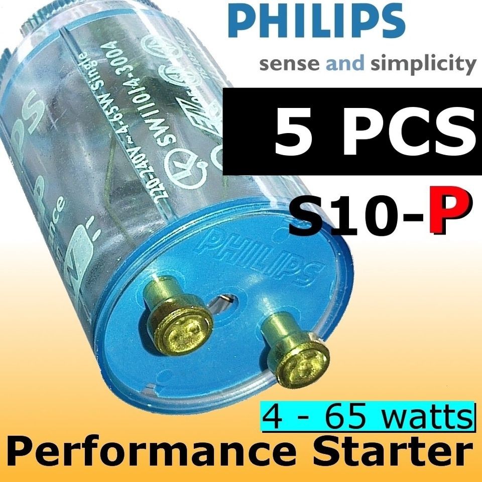 pcs philips fluorescent light starter s10 p 4 65w