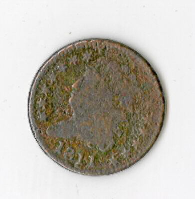 us coin 1811 classic head half cent rare date time