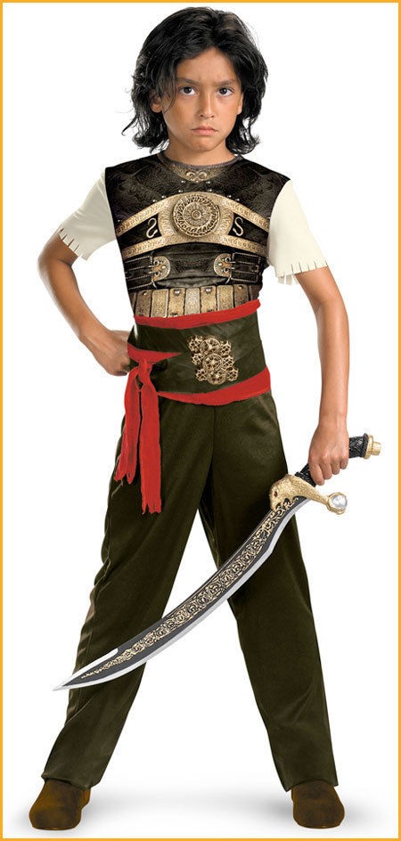 NEW DISNEYS DASTAN PRINCE OF PERSIA HALLOWEEN COSTUME M 7   8 & L 10 