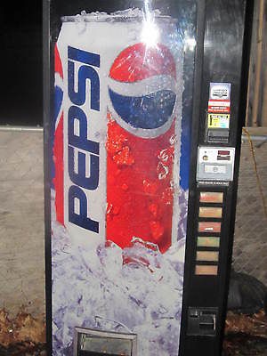 pepsi machine with dollar bill accepter  0