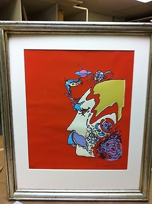 peter max astral thinker serigraph  1200 00