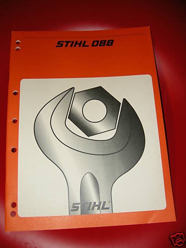 088 ms 880 stihl chainsaw service repair manual new  20 00 