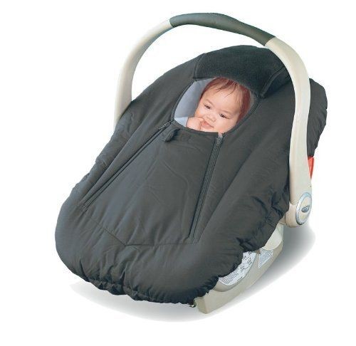 jolly jumper sneak a peek infant carseat cover black time