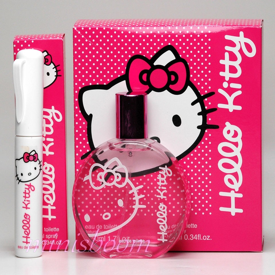 ZARA   HELLO KITTY SET  EDT 1.7 OZ / 50 ML + EDT 0.34 OZ / 10 ML PURSE 