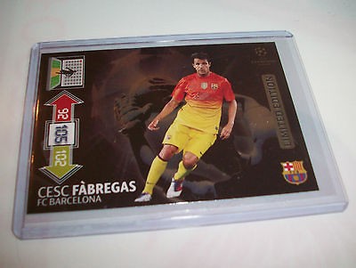 Cesc Fabregas Limited Edition Panini CHAMPIONS LEAGUE Adrenalyn XL 